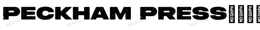Peckham Press字体转换